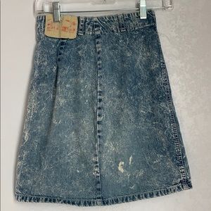 Vintage Acid Wash Mini Skirt
